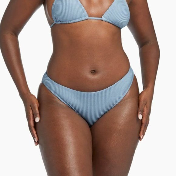 Vitamin A Ribbed ECOTEX Midori Bikini Bottom